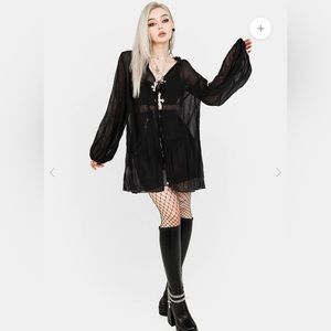 Villain Textured Blouse